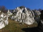 Горная Польша, Ойцовский народный парк - известковые скалы в Долине Прондника